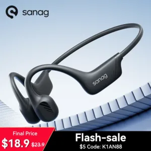 Découvrez les écouteurs Sanag B21S à conduction osseuse : Bluetooth 5.4, son HiFi, micro à réduction de bruit et confort 360°. L’écoute saine et stable pour le sport et les déplacements.