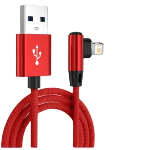 Câble USB iPhone à 90° – Charge Rapide 3A & Transfert de Données – Longueur 2m/3m – Compatible iPhone 14, 13, 12, 11 Pro Max, X, 8 Plus – Image 9