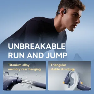 Sanag B21S Écouteurs Bluetooth 5.4 à Conduction Osseuse – Casque Sans Fil HiFi, Micro Réduction de Bruit, Sport et Outdoor Env. gratuit – Image 4