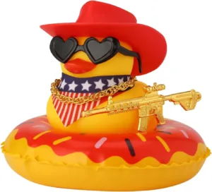 Canard en Caoutchouc Cowboy pour Tableau de Bord | Accessoire Voiture Amusant – AllbyZone Env. gratuit dès 10€ – Image 18