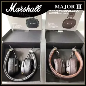 Casque Bluetooth Marshall Major III – Audio Haute Fidélité, Basses Profondes, Pliable avec Microphone Intégré Liv. gratuit – Image 3
