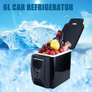 Mini Réfrigérateur Voiture 6L – Refroidisseur & Réchauffeur Portable 12V | Camping, Voyage, Bureau, Cosmétiques Liv. gratuit – Image 4