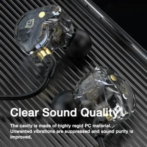EARDECO Écouteurs Filaire Stéréo Intra-Auriculaires avec Micro | Basses Profondes – Casque Audio 3.5mm pour Sport, Jeu, Téléphone Liv. rapide – Image 3