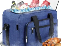 Réfrigérateur pliable E-ACE 25L 12V/220V pour voiture & maison. Refroidit jusqu’à 20°C sous la température ambiante. Léger, silencieux, idéal pour le camping.