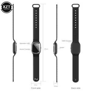 Bracelet Anti-Moustiques Ultrasonique M1 – Protection Naturelle Enfants & Adultes, Sans Produits Chimiques, Autonomie 130h Env. rapide – Image 6