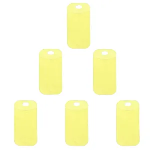 Pack de 6 recharges anti-moustiques en silicone, imprégnées d’huiles essentielles naturelles. Durée : 15 jours par recharge. Idéales pour bracelets répulsifs, camping et plein air.