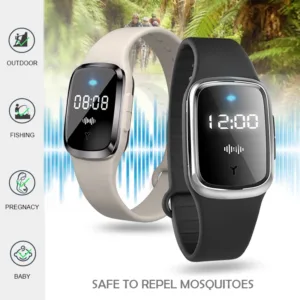 Xiaomi – Bracelet anti-moustiques à ultrasons, portable, 3 modes, intérieur/extérieur, répulsif rapide sans produit chimique – Image 2