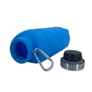 Tasse pliante en silicone 500ml – Bouteille d’eau portable en forme de diamant, réutilisable, sans BPA, idéale sport rapide et plein air – Image 4
