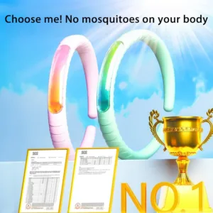 Bracelet anti-moustiques Xiaomi MIJIA – Répulsif naturel portable, étanche, jusqu’à 30 jours de protection Env. rapide – Image 2