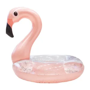 Bouée gonflable flamant rose pour piscine – Tube flottant été pour adultes et enfants – Jouet d’eau, chaise longue, décoration de fête Env. gratuit – Image 3