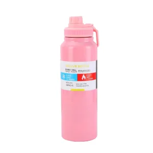 Bouteille isotherme portable en acier inoxydable 304 – Thermos sport 12/24h pour randonnée, escalade et plein air Liv. gratuit – Image 2