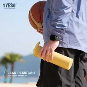 Bouteille Isotherme TYESO 600/750ml – Acier Inoxydable, Écologique et Portable Env. gratuit – Image 3