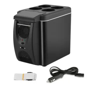 Mini Réfrigérateur Voiture 6L – Refroidisseur & Réchauffeur Portable 12V | Camping, Voyage, Bureau, Cosmétiques Liv. gratuit – Image 3