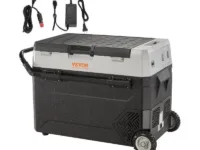 Transportez vos aliments au frais avec la glacière VEVOR 38L 12V. Double zone, silencieuse, rapide, parfaite pour voiture, camping, camion et maison.