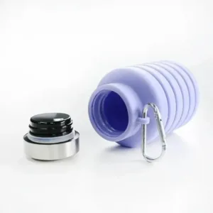 Bouteille d’eau pliable 500 ml en silicone – Rétractable, portable, légère – Idéale pour sport, voyage, randonnée, sans BPA Env. gratuit – Image 6