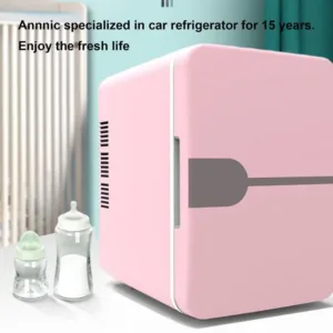 Mini Réfrigérateur Beauté 6L – Froid & Chaud 12V/220V pour Cosmétiques, Soins de la Peau, Maquillage, Voiture & Maison Liv. gratuit – Image 2