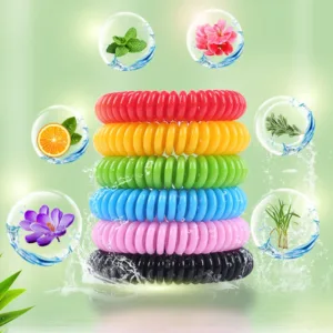 Bracelets anti-moustiques étanches sans DEET – Lot de 10 à 50, citronnelle naturelle, adultes et enfants, intérieur/extérieur Env. gratuit – Image 5