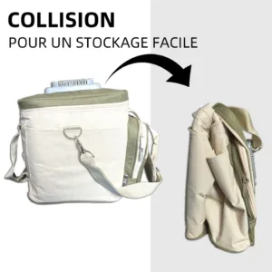 Yannice – Glacière Pliable Portable 33L pour Voiture, Maison, Camping et Pique-nique – Réfrigération Semi-conducteur 12V / 220V Env. gratuit – Image 5