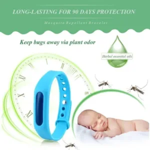Bracelet anti-moustiques étanche en silicone – Répulsif naturel, réglable, adulte/enfant – Lot de 1 à 10 pièces, protection rapide & efficace en extérieur – Image 5