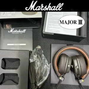Marshall Major III Casque Sans Fil/Filaire Bluetooth – Son Puissant, Micro Intégré, Pliable & Léger Env. rapide – Image 4