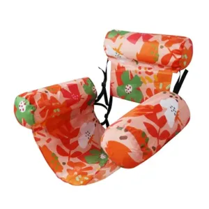 Hamac d’eau gonflable avec accoudoirs – Chaise longue flottante en PVC pour adultes – Style tropical, dossier réglable, confort piscine été Liv. gratuit – Image 2