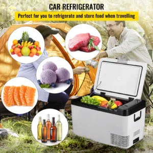 VEVOR Glacière Électrique Portable 25L – Réfrigérateur de Voiture Double Zone -20°C, Contrôle App & Tactile, 12/24V & 100-240V – Camping, Bateau, Camion Liv. gratuit – Image 2