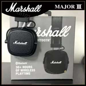 Casque Bluetooth Marshall Major III – Audio Haute Fidélité, Basses Profondes, Pliable avec Microphone Intégré Liv. gratuit – Image 2