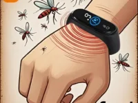 Protégez-vous efficacement avec le bracelet anti-moustiques Xiaomi unisexe, à ultrasons physiques, sans produit chimique. Léger, portable, idéal pour enfants et adultes. 2 piles incluses.