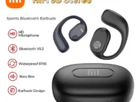  Écouteurs sans fil à conduction osseuse MIJIA TWS Bluetooth 5.3 : stéréo HiFi 9D, étanches, avec réduction du bruit, contrôle tactile et micro intégré