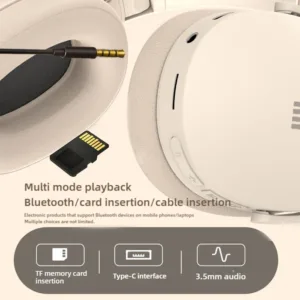 Xiaomi P2961 – Casque Sans Fil Bluetooth 5.3 HiFi avec Micro, Réduction de Bruit, 22h d’Autonomie, Confort Pliable Env. gratuit – Image 5