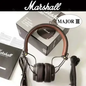 Marshall Major III Casque Sans Fil/Filaire Bluetooth – Son Puissant, Micro Intégré, Pliable & Léger Env. rapide – Image 6