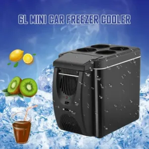 Mini Réfrigérateur Voiture 6L – Refroidisseur & Réchauffeur Portable 12V | Camping, Voyage, Bureau, Cosmétiques Liv. gratuit – Image 5