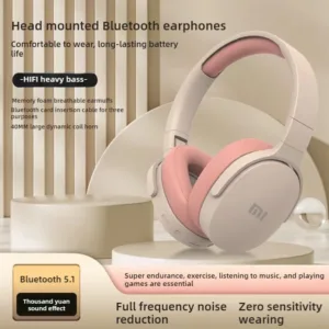 Xiaomi P2961 – Casque Sans Fil Bluetooth 5.3 HiFi avec Micro, Réduction de Bruit, 22h d’Autonomie, Confort Pliable Env. gratuit – Image 3