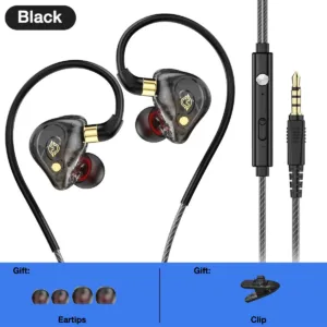 EARDECO Écouteurs Filaire Stéréo Intra-Auriculaires avec Micro | Basses Profondes – Casque Audio 3.5mm pour Sport, Jeu, Téléphone Liv. rapide – Image 8