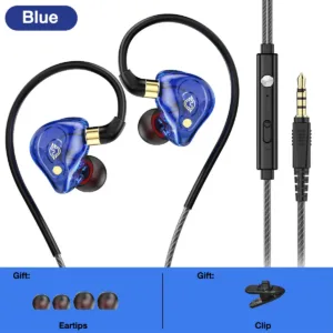 EARDECO Écouteurs Filaire Stéréo Intra-Auriculaires avec Micro | Basses Profondes – Casque Audio 3.5mm pour Sport, Jeu, Téléphone Liv. rapide – Image 11
