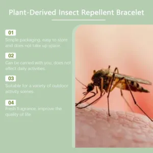 Bracelet anti-moustiques Xiaomi MIJIA – Répulsif naturel portable, étanche, jusqu’à 30 jours de protection Env. rapide – Image 5