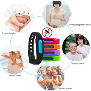 Bracelet anti-moustiques étanche en silicone – Répulsif naturel, réglable, adulte/enfant – Lot de 1 à 10 pièces, protection rapide & efficace en extérieur – Image 6