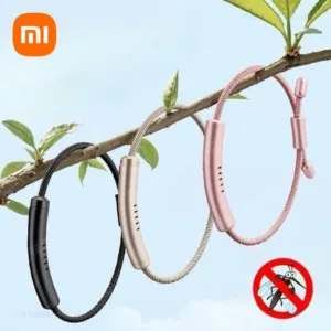 Protégez-vous efficacement des moustiques avec le bracelet anti-moustique Xiaomi. Répulsif sans produit chimique, pour adultes et enfants. Idéal pour l'été, le camping et les sorties.