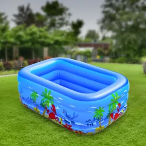 Offrez des heures de jeu avec cette piscine gonflable 120/150 cm en PVC durable. Parfaite pour l'intérieur ou l'extérieur. Idéale pour l'été et les tout-petits !