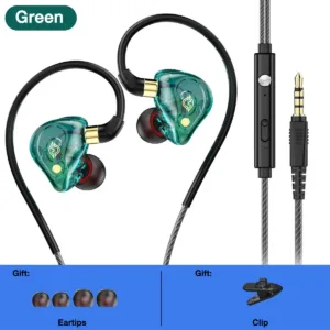 EARDECO Écouteurs Filaire Stéréo Intra-Auriculaires avec Micro | Basses Profondes – Casque Audio 3.5mm pour Sport, Jeu, Téléphone Liv. rapide – Image 10