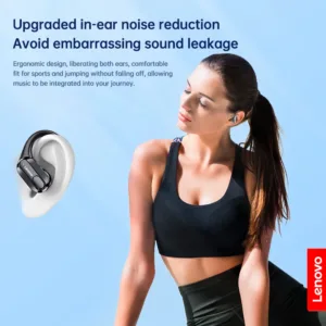 Écouteurs sans Fil Lenovo XT80 Bluetooth 5.3 - Son Stéréo HiFi, Micro, Affichage LED, Sport Étanche Env. gratuit – Image 5