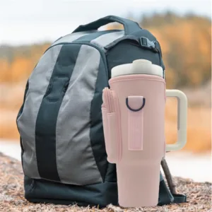 Sac de Transport pour Bouteille Stanley 40oz – Poche Téléphone & Sangle Réglable – Néoprène Résistant Env. rapide – Image 8