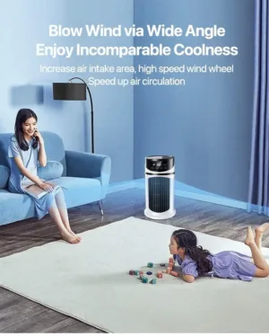 Mini Climatiseur Portable Sarmocare – Refroidisseur d'air à eau USB pour Bureau et Maison Exp. rapide – Image 6