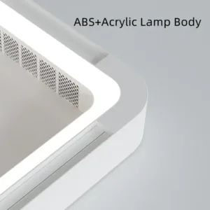 Lampe Ventilateur de Plafond Sans Lame LED –  Design Exclusif Moderne & Silencieux – Télécommande – 58cm – HomeLover – Image 6