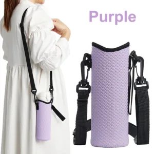 Porte-Bouteille Isolé avec Sangle Réglable – Compatible Owala 24oz – Antidérapant, Étanche et Exclusif – Image 4