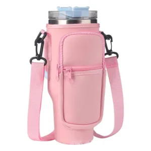 Sac de Transport pour Bouteille Stanley 40oz – Poche Téléphone & Sangle Réglable – Néoprène Résistant Env. rapide – Image 2