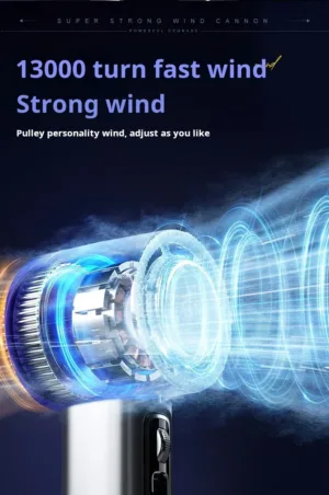 Ventilateur Portable 100 Vitesses avec Refroidissement Glacé – 4000 mAh Un souffle Exclusif de fraîcheur en 1 seconde, où que vous soyez. – Image 11