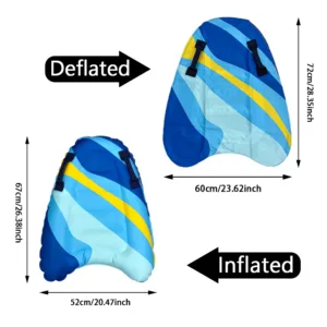 Planche de Surf Gonflable en PVC Épais – 1 Pièce Portable pour Plage, Piscine & Vacances Liv. gratuit – Image 2