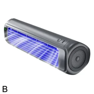 Climatiseur Mural Portable Silencieux 3 Vitesses – Refroidisseur d’Air Rechargeable 2000mAh pour Cuisine, Bureau, Été Liv. gratuit – Image 4