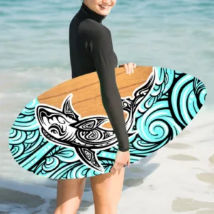 Skimboard de 104x50cm pour plage et Shorebreak. Léger, robuste et idéal pour débutants et riders confirmés. Parfait pour sports aquatiques et vacances estivales.